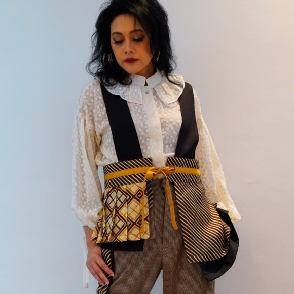 Indonesian Designer unisex funky utility style wrap  denim belt Jakarta fashion - Picture 14 of 16